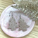LEMPI-korvakorut, Joulukuusi (ruusukulta glitter)