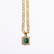 FRENCH RIVIERA|Diana Necklace -vihreä kirurginteräskaulakoru