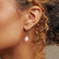 FRENCH RIVIERA|Perle Earrings in Gold -teräsrenkaat helmellä
