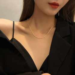 FRENCH RIVIERA|Joy Necklace -kullanvärinen kirurginteräskaulakoru