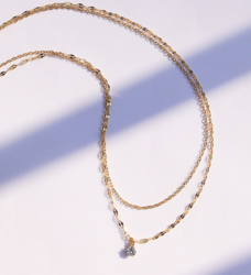 FRENCH RIVIERA|Michela Necklace -kerroskaulakoru kirurginterästä