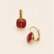 Korvakorut, BOHM PARIS|Boucles Béa -rubiininpunainen/kulta