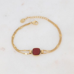 Rannekoru, BOHM PARIS|Bracelet Chloefina -tiikerinsilmä kivirannekoru