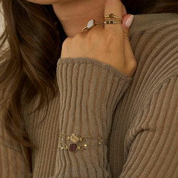 Rannekoru, BOHM PARIS|Bracelet Chloefina -malakiitti kivirannekoru