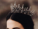 Hiuskoru, tiara|Dramatic Grey Tiara -dramaattinen harmaa tiara