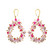 FRENCH RIVIERA|Lauren Earrings -vaaleanpunaiset pisarakorvakorut