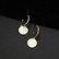 FRENCH RIVIERA|Sarah Earrings -valkoiset kirurginteräsrenkaat