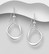 PREMIUM COLLECTION|Tilde -hopeiset modernit roikkuvat korvakorut