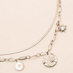 Kaulakoru, BOHM PARIS|Collier Mélany  -kerroskaulakoru (hopea)