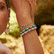 BOHM PARIS|Bracelet Aélis -kermansävyinen rannekoru keramiikkahelmin