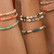 BOHM PARIS|Bracelet Taïssia -turkoosi luonnonkivirannekoru