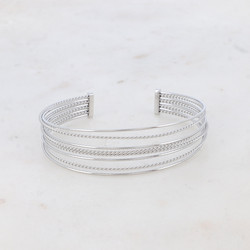 BOHM PARIS|Bracelet Olana -monikerroksinen rannekoru (hopea)