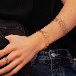 BOHM PARIS|Bracelet Olana -monikerroksinen rannekoru (hopea)