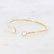 BOHM PARIS|Bracelet Betty -kristallirannekoru (kulta, opaalivalkoinen)