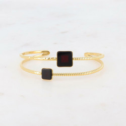 BOHM PARIS|Bracelet Nesma -musta onyx rannekoru