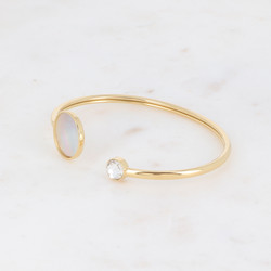 BOHM PARIS|Bracelet Bliss -valkoinen helmiäisrannekoru