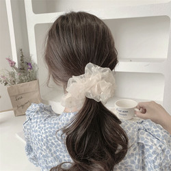 Scrunchie|SUGAR SUGAR, Lovely  -musta jätti hiusdonitsi sydämin