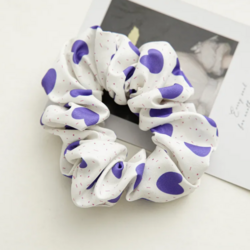 Scrunchie|SUGAR SUGAR, Santorini -sininen sydänhiusdonitsi