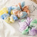 Scrunchie|SUGAR SUGAR, Miami -sini/oranssi tiedye hiusdonitsi