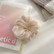 Scrunchie|SUGAR SUGAR, Dreaming  -kermansävyinen kukkahiusdonitsi