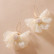 FRENCH RIVIERA|Adelaide -kermanvalkoiset kukkakorvakorut