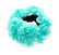 SUGAR SUGAR, Hawaii Scrunchie  -turkoosi kukkahiusdonitsi