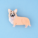 SUGAR SUGAR, Welsh Corgi Clip -walesincorgi hiuspinni
