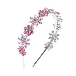 SUGAR SUGAR, Fleur Hairband -vaaleanpunainen kimaltava hiuspanta