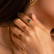 Sormus, BOHM PARIS|Bague Chloe -onyx luonnonkivisormus