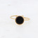 Sormus, BOHM PARIS|Bague Chloe -onyx luonnonkivisormus