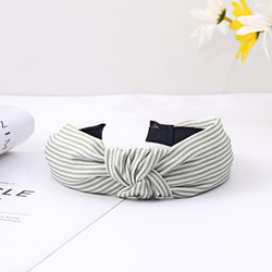 SUGAR SUGAR®, Saint Tropez Hairband -raidallinen hiuspanta (vihreä)