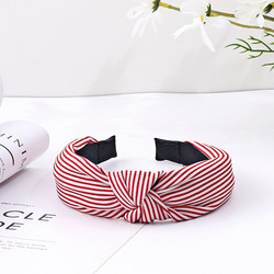SUGAR SUGAR®, Saint Tropez Hairband -raidallinen hiuspanta (punainen)