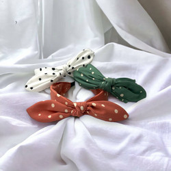 SUGAR SUGAR®, Lyla Hairband -vihreä comfy-hiuspanta rusetilla