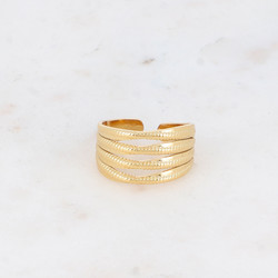 BOHM PARIS|Bague Juliana -kirurginterässormus (kulta)