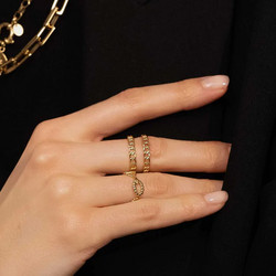 BOHM PARIS|Bague Amarine -kirurginterässormus (kulta)