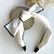 SUGAR SUGAR®, Coffee by Seine Hairband -valkoinen comfy-hiuspanta