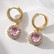 FRENCH RIVIERA|Viola Earrings -vaaleanpunaiset juhlakorvakorut