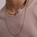 BOHM PARIS Stockholm|Collier Kim -kirurginteräsketju (kulta, 60cm)