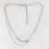 BOHM PARIS Stockholm|Collier Joshua -kirurginteräsketju (hopea)