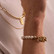 BOHM PARIS Stockholm|Bracelet Kelly -kirurginteräsrannekoru (kulta)