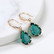 FRENCH RIVIERA|Mathilde Earrings -vihreät pisarakorvakorut