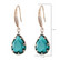FRENCH RIVIERA|Mathilde Earrings -vihreät pisarakorvakorut