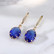 FRENCH RIVIERA|Minette Earrings -siniset kimaltavat korvakorut