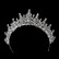 ROMANCE|Dyanna -hopeanvärinen korkea tiara