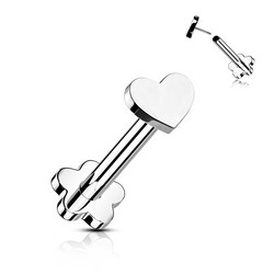 Titaani rustokoru/traguskoru, Push In Heart 2 in 1 -labret
