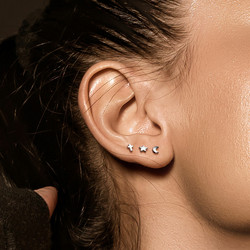 Titaani rustokoru/traguskoru, Push In Star 2 in 1 -labret (kulta)