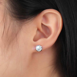 Kirurginteräsnapit, Minimalistic Earrings -modernit kirkkaat napit