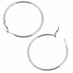 FRENCH RIVIERA|Large Keyla Hoops -kirurginteräksiset renkaat
