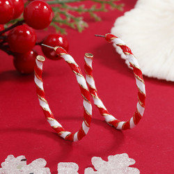 Joulukorvakorut, Candy Cane  -piparminttu korvakorut