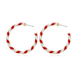 Joulukorvakorut, Candy Cane  -piparminttu korvakorut